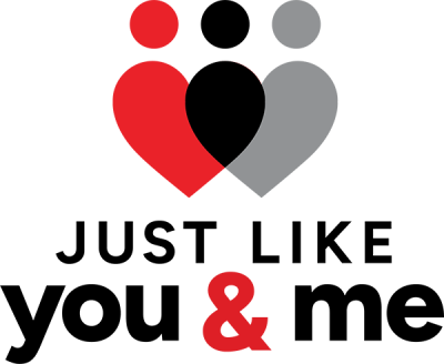 Just Like You Me Logo Heart Brands LLC
